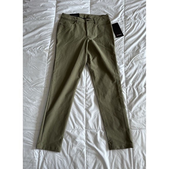Lululemon ABC Slim-Fit Pant 32"L *Utilitech BALF Bay Leaf Green Men's Size 28 - Picture 1 of 11